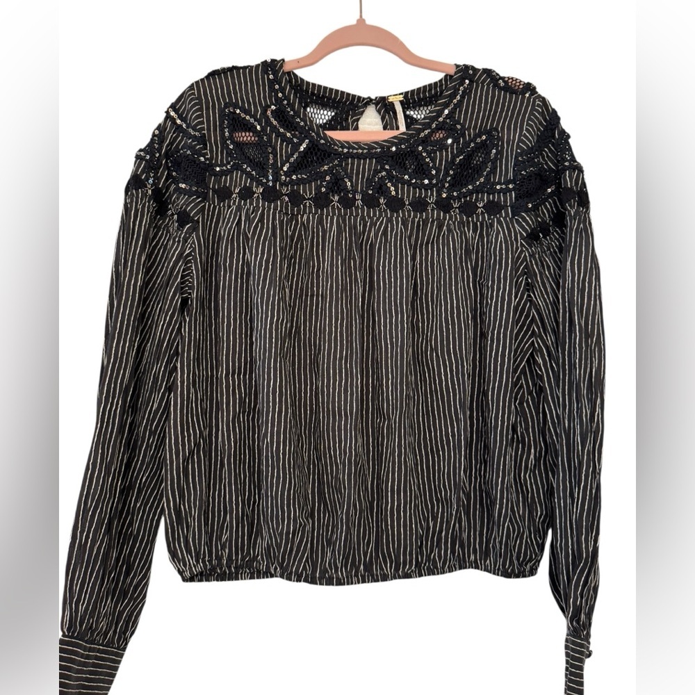 Free People Dream Away Embroidered Top - Picture 2 of 9